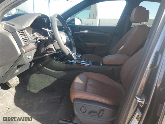2022 Audi Q5 S line Premium with VIN WA1GAAFY8N2067241, listed as a Copart auction lot 85261644 with 21,281 mi miles and Salvage Title. Bid and sale history available at carsss.com. Image 7.