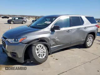 2021 Chevrolet Traverse LS with VIN 1GNERFKW9MJ150468, listed as a Copart auction lot 45326615 with 64,980 mi miles and Clean Title. Bid and sale history available at carsss.com. Image 1.