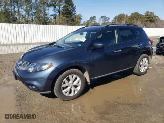 2014 Nissan Murano SV with VIN JN8AZ1MW5EW505054, listed as a Copart auction lot 46149135 with 0 mi miles and Salvage Title. Bid and sale history available at carsss.com. Image 1.