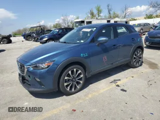 2019 Mazda CX-3 Touring z VIN JM1DKDC79K0403635, wystawiony jako Copart lot #52218115 z przebiegiem 117 817 mil mil oraz Szkoda całkowita • Salvage title. Historia ofert i sprzedaży dostępna na DreamBid. Obrazek 1.