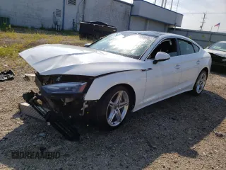 2021 Audi A5 Sportback S line Premium with VIN WAUDACF52MA044727, listed as a Copart auction lot 65407573 with 0 mi miles. Bid and sale history available at carsss.com. Image 1.