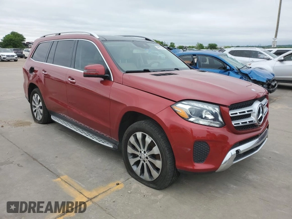 2017 Mercedes-Benz GLS 450 with VIN 4JGDF6EE0HA812682, listed as a Copart auction lot 49175844 with 87,289 mi miles and . Bid and sale history available at DreamBid. Image 4.