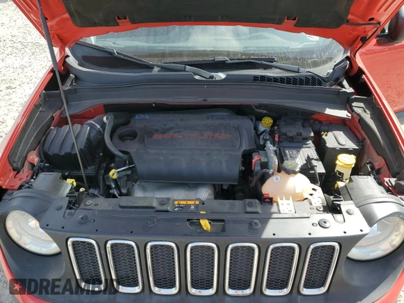 2018 Jeep Renegade Sport with VIN ZACCJAAB4JPG69884, listed as a Copart auction lot 47015425 with 127,862 mi miles and Salvage Title. Bid and sale history available at DreamBid. Image 11.