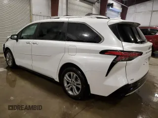 2023 Toyota Sienna Platinum with VIN 5TDESKFC4PS082853, listed as a Copart auction lot 42773605 with 23,693 mi miles and Salvage Title. Bid and sale history available at DreamBid. Image 2.