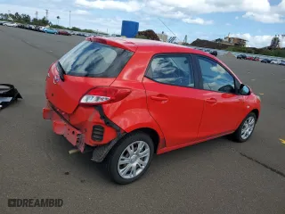 2012 Mazda Mazda2 Sport with VIN JM1DE1KY8C0141074, listed as a Copart auction lot 62145534 with 116,998 mi miles and Salvage Title. Bid and sale history available at carsss.com. Image 3.