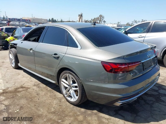 2023 Audi A4 Sedan S line Premium Plus with VIN WAUEAAF45PN007135, listed as a IAAI auction lot 41906355 with 46,454 mi miles. Bid and sale history available at carsss.com. Image 3.