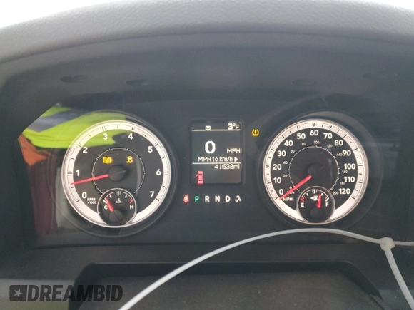2013 Ram 1500 ST with VIN 1C6RR7KT1DS567140, listed as a Copart auction lot 88809705 with 41,538 mi miles and Salvage title. Bid and sale history available at DreamBid. Image 9.