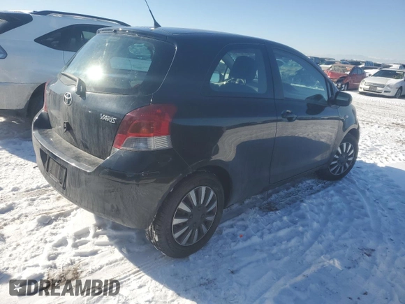 2011 Toyota Yaris with VIN JTDJT4K39B5336620, listed as a Copart auction lot 42252725 with 84,623 mi miles and Salvage Title. Bid and sale history available at carsss.com. Image 3.
