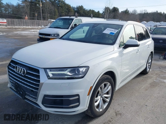 2017 Audi Q7 Premium with VIN WA1AAAF72HD022267, listed as a IAAI auction lot 41505690 with 90,475 mi miles and . Bid and sale history available at DreamBid. Image 17.