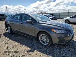 2019 Ford Fusion SE with VIN 3FA6P0HD8KR283978, listed as a Copart auction lot 54625355 with 92,181 mi miles and Salvage Title. Bid and sale history available at DreamBid. Image 4.