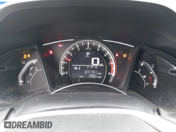 2018 Honda Civic LX with VIN 2HGFC2F52JH545163, listed as a IAAI auction lot 41289011 with 71,731 mi miles. Bid and sale history available at carsss.com. Image 7.