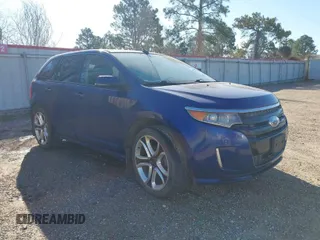 2013 Ford Edge Sport with VIN 2FMDK4AK0DBA54465, listed as a IAAI auction lot 41723741 with 158,044 mi miles. Bid and sale history available at carsss.com. Image 1.