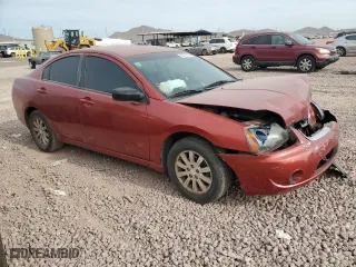 2008 Mitsubishi Galant ES with VIN 4A3AB56F98E011291, listed as a Copart auction lot 85376394 with 165,703 mi miles and Salvage Title. Bid and sale history available at carsss.com. Image 4.