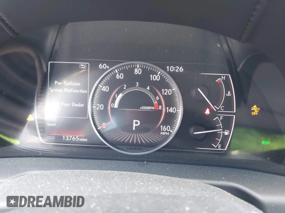 2019 Lexus ES 350 with VIN 58ABZ1B16KU042893, listed as a IAAI auction lot 42288578 with 13,765 mi miles and . Bid and sale history available at DreamBid. Image 7.