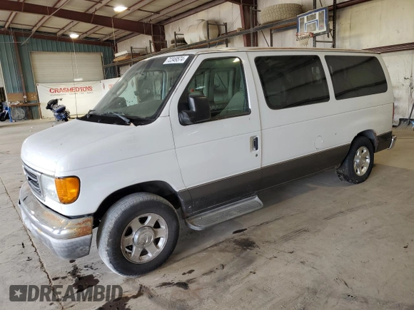 2006 Ford Econoline Passenger XL with VIN 1FMRE11L36HB21604, listed as a Copart auction lot 72349574 with 270,171 mi miles and Clean title. Bid and sale history available at DreamBid. Image 1.