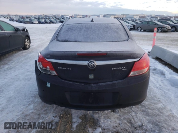 2011 Buick Regal CXL RL4 with VIN W04GS5EC3B1030769, listed as a Copart auction lot 68470742 with 183,770 mi miles and Salvage Title. Bid and sale history available at carsss.com. Image 6.
