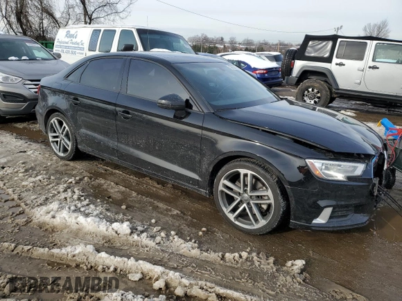 2018 Audi A3 Sedan Premium with VIN WAUAUGFF2J1005030, listed as a Copart auction lot 39836974 with 73,495 mi miles. Bid and sale history available at carsss.com. Image 4.