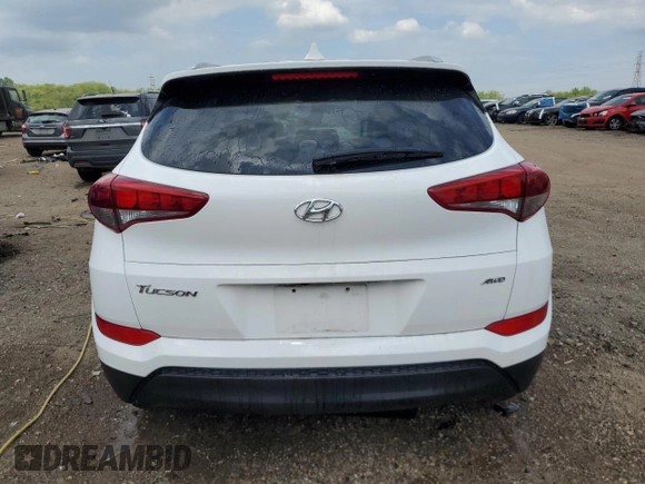 2018 Hyundai Tucson SEL z VIN KM8J3CA4XJU695477, wystawiony jako Copart lot #56494875 z przebiegiem 79 122 mil mil oraz Szkoda całkowita • Salvage title. Historia ofert i sprzedaży dostępna na DreamBid. Obrazek 6.
