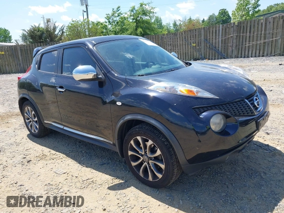 2011 Nissan Juke SL with VIN JN8AF5MV1BT012914, listed as a IAAI auction lot 42186471 with 148,520 mi miles. Bid and sale history available at carsss.com. Image 1.