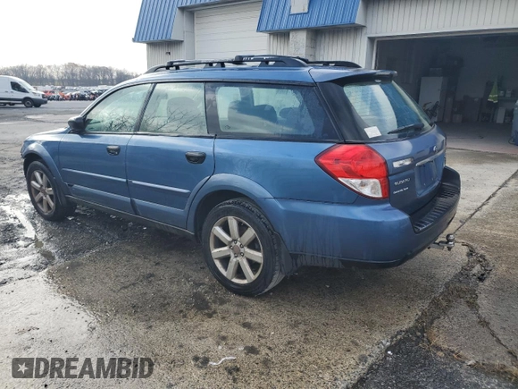 2008 Subaru Outback i z VIN 4S4BP61C887346778, wystawiony jako Copart lot #80779914 z przebiegiem 130 014 mil mil oraz Szkoda całkowita • Salvage title. Historia ofert i sprzedaży dostępna na DreamBid. Obrazek 2.