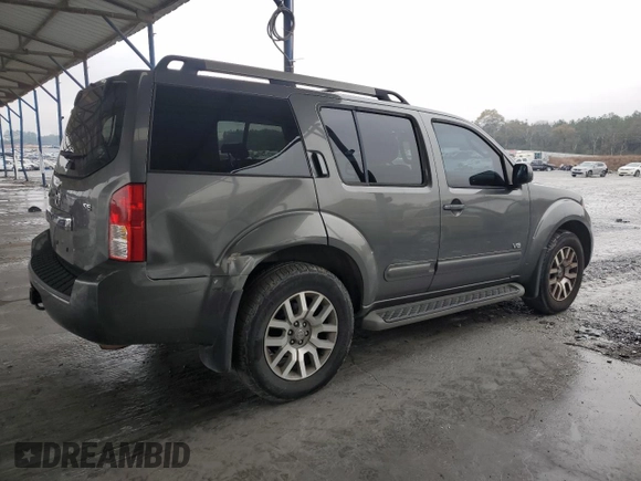 2008 Nissan Pathfinder LE with VIN 5N1BR18B18C636782, listed as a Copart auction lot 83000954 with 197,052 mi miles and Salvage Title. Bid and sale history available at carsss.com. Image 3.