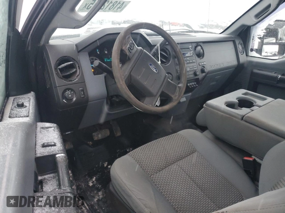 2012 Ford F-250 XL with VIN 1FTBF2B64CEC58386, listed as a Copart auction lot 41812205 with 182,225 mi miles and Salvage title. Bid and sale history available at DreamBid. Image 8.