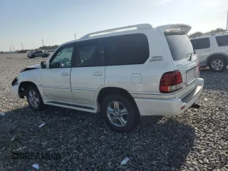 2006 Lexus LX 470 z VIN JTJHT00W864007291, wystawiony jako Copart lot #57331555 z przebiegiem 142 194 mil mil oraz Szkody całkowita. Historia ofert i sprzedaży dostępna na DreamBid. Obrazek 2.