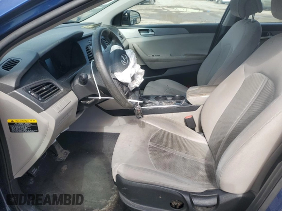 2016 Hyundai Sonata SE with VIN 5NPE24AF4GH329890, listed as a Copart auction lot 48136435 with 159,402 mi miles and Salvage Title. Bid and sale history available at carsss.com. Image 7.