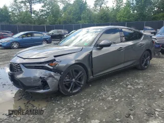 2023 Acura Integra w/A-Spec Package z VIN 19UDE4H33PA025604, wystawiony jako Copart lot #57311985 z przebiegiem 25 323 mil mil oraz Szkoda całkowita • Salvage title. Historia ofert i sprzedaży dostępna na DreamBid. Obrazek 1.