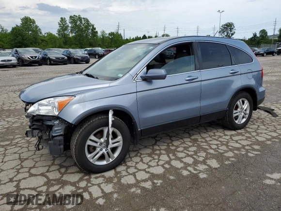 2011 Honda CR-V EX-L with VIN 5J6RE4H71BL035529, listed as a Copart auction lot 53527234 with 154,063 mi miles and Salvage Title. Bid and sale history available at carsss.com. Image 1.
