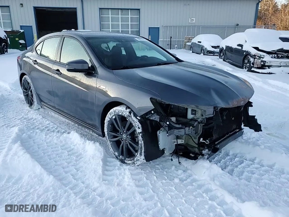 2019 Acura TLX w/A-Spec Pkg with VIN 19UUB3F61KA002637, listed as a Copart auction lot 88709515 with 87,385 mi miles and Salvage Title. Bid and sale history available at carsss.com. Image 14.