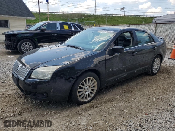 2008 Mercury Milan Premier with VIN 3MEHM02148R602813, listed as a Copart auction lot 68064454 with 121,307 mi miles and Salvage Title. Bid and sale history available at carsss.com. Image 1.