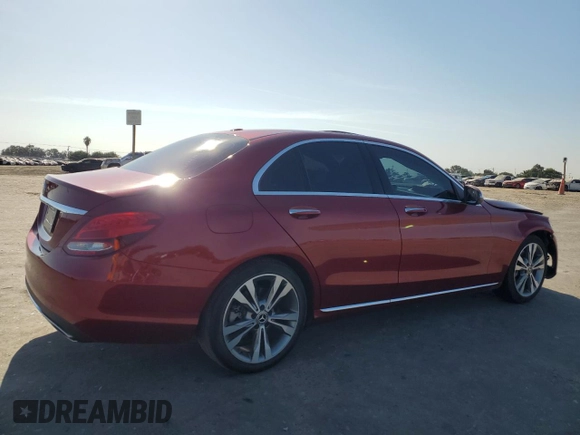 2018 Mercedes-Benz C 300 with VIN 55SWF4JB8JU279442, listed as a Copart auction lot 60338015 with 120,247 mi miles and Salvage title. Bid and sale history available at DreamBid. Image 3.
