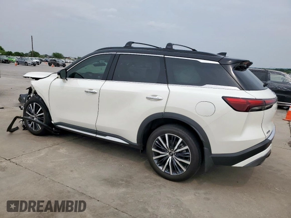 2024 Infiniti QX60 Autograph with VIN 5N1DL1HT3RC339999, listed as a Copart auction lot 53827615 with 16,641 mi miles and Clean title. Bid and sale history available at DreamBid. Image 2.