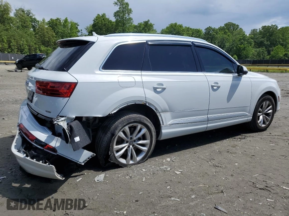 2019 Audi Q7 Premium Plus with VIN WA1LHAF74KD039292, listed as a Copart auction lot 58166745 with 114,958 mi miles and Salvage title. Bid and sale history available at DreamBid. Image 3.