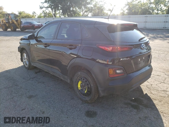 2020 Hyundai Kona SE with VIN KM8K1CAAXLU592482, listed as a Copart auction lot 57751842 with 28,783 mi miles. Bid and sale history available at carsss.com. Image 3.