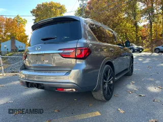 2021 Infiniti QX80 LUXE with VIN JN8AZ2AE2M9269252, listed as a Copart auction lot 77440534 with 126,348 mi miles and Clean Title. Bid and sale history available at carsss.com. Image 3.