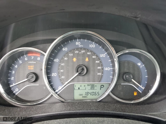 2016 Toyota Corolla L with VIN 2T1BURHE2GC539916, listed as a Copart auction lot 51588135 with 184,065 mi miles and Clean Title. Bid and sale history available at carsss.com. Image 9.