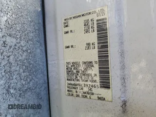 2016 Nissan Maxima SV z VIN 1N4AA6AP8GC392465, wystawiony jako Copart lot #88349325 z przebiegiem Nie podano mil oraz Szkoda całkowita • Salvage title. Historia ofert i sprzedaży dostępna na DreamBid. Obrazek 14.