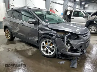 2014 Ford Escape Titanium with VIN 1FMCU9J95EUA29945, listed as a Copart auction lot 51353335 with 238,458 mi miles and Salvage Title. Bid and sale history available at carsss.com. Image 4.