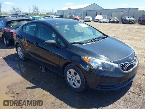2015 Kia Forte LX with VIN KNAFK4A63F5419614, listed as a IAAI auction lot 42046799 with 117,596 mi miles. Bid and sale history available at carsss.com. Image 1.