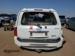 2007 Infiniti QX56 with VIN 5N3AA08C47N802888, listed as a Copart auction lot 65978244 with 0 mi miles and Salvage Title. Bid and sale history available at carsss.com. Image 6.