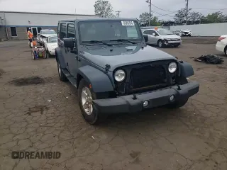 2015 Jeep Wrangler Unlimited Sport with VIN 1C4BJWDGXFL551284, listed as a Copart auction lot 56905935 with 155,988 mi miles and Salvage title. Bid and sale history available at DreamBid. Image 13.