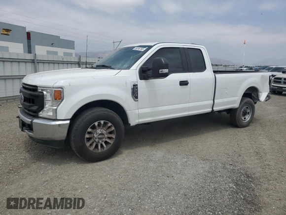 2022 Ford F-250 XL with VIN 1FT7X2A62NEF83139, listed as a Copart auction lot 55246765 with 56,387 mi miles and Salvage title. Bid and sale history available at DreamBid. Image 1.