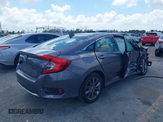 2021 Honda Civic Sedan EX with VIN 19XFC1F34ME001481, listed as a IAAI auction lot 41943440 with 35,851 mi miles. Bid and sale history available at carsss.com. Image 4.