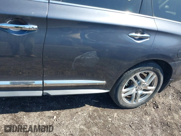 2014 Infiniti QX60 with VIN 5N1AL0MM7EC501977, listed as a IAAI auction lot 41942891 with Not Provided miles. Bid and sale history available at carsss.com. Image 6.
