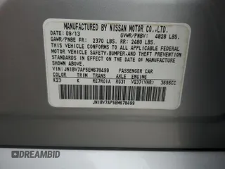 2014 Infiniti Q50 with VIN JN1BV7AP5EM678499, listed as a Copart auction lot 47460365 with 84,286 mi miles and Salvage Title. Bid and sale history available at carsss.com. Image 14.