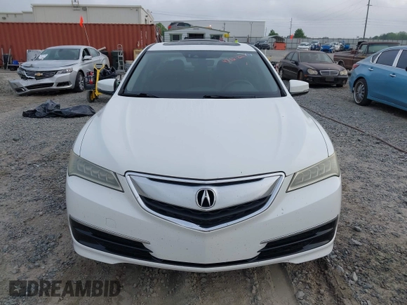2015 Acura TLX V6 Tech with VIN 19UUB2F57FA015528, listed as a IAAI auction lot 42121824 with 98,917 mi miles. Bid and sale history available at carsss.com. Image 6.