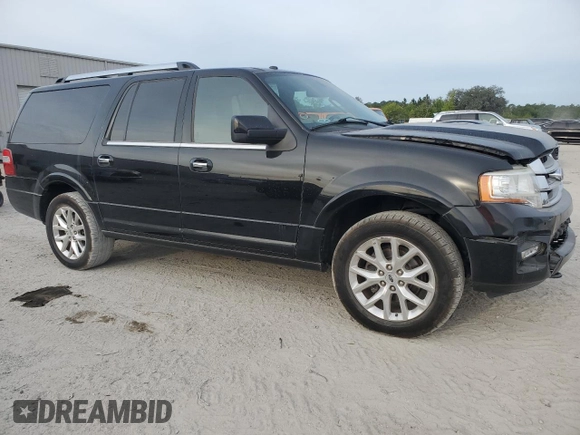 2017 Ford Expedition EL Limited with VIN 1FMJK2AT6HEA46509, listed as a Copart auction lot 50640215 with 100,967 mi miles and Salvage Title. Bid and sale history available at carsss.com. Image 4.