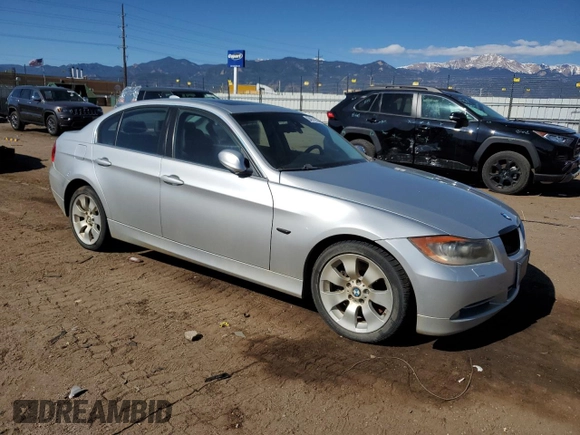 2007 BMW 3 Series 335xi with VIN WBAVD53517A007586, listed as a Copart auction lot 54971955 with 162,909 mi miles and Clean Title. Bid and sale history available at carsss.com. Image 4.